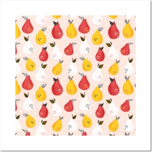 Cute Pears Posters and Art